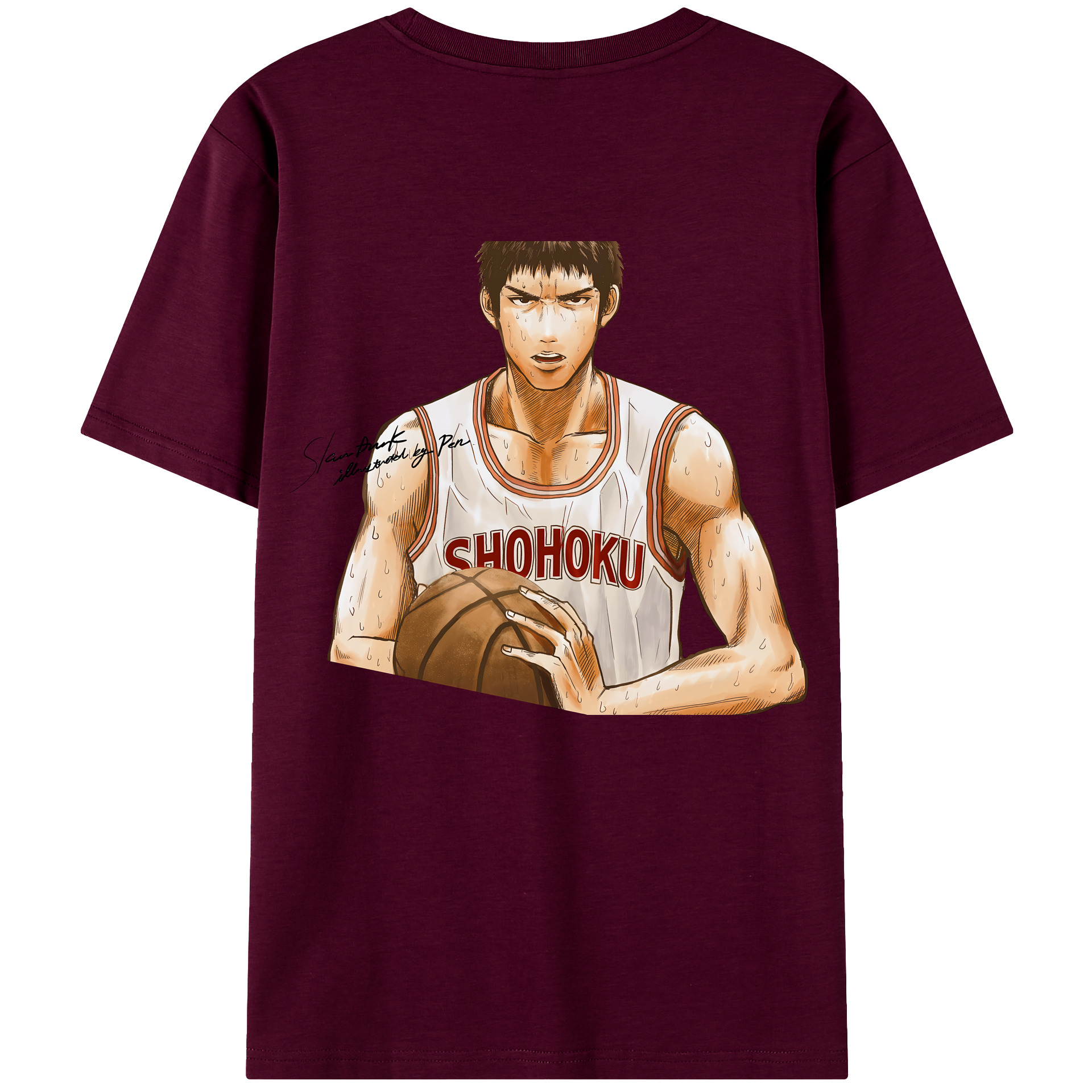 （画像用） SLAM DUNK／スラムダンク レディース半袖Tシャツ(バックプリント)